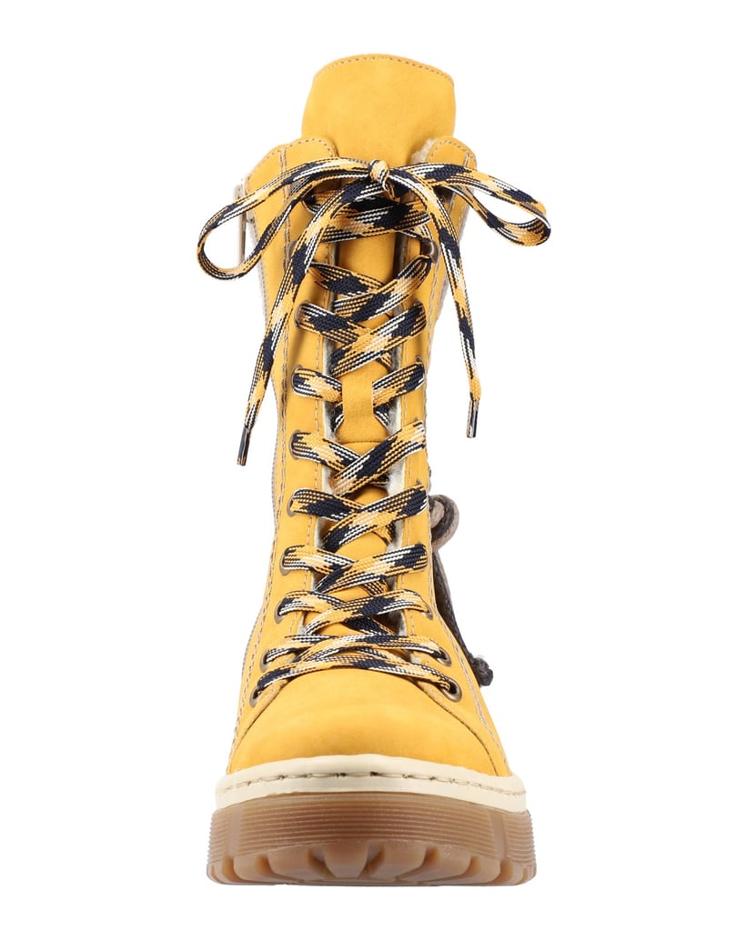Rieker-Schnürstiefel-X8618-gelb