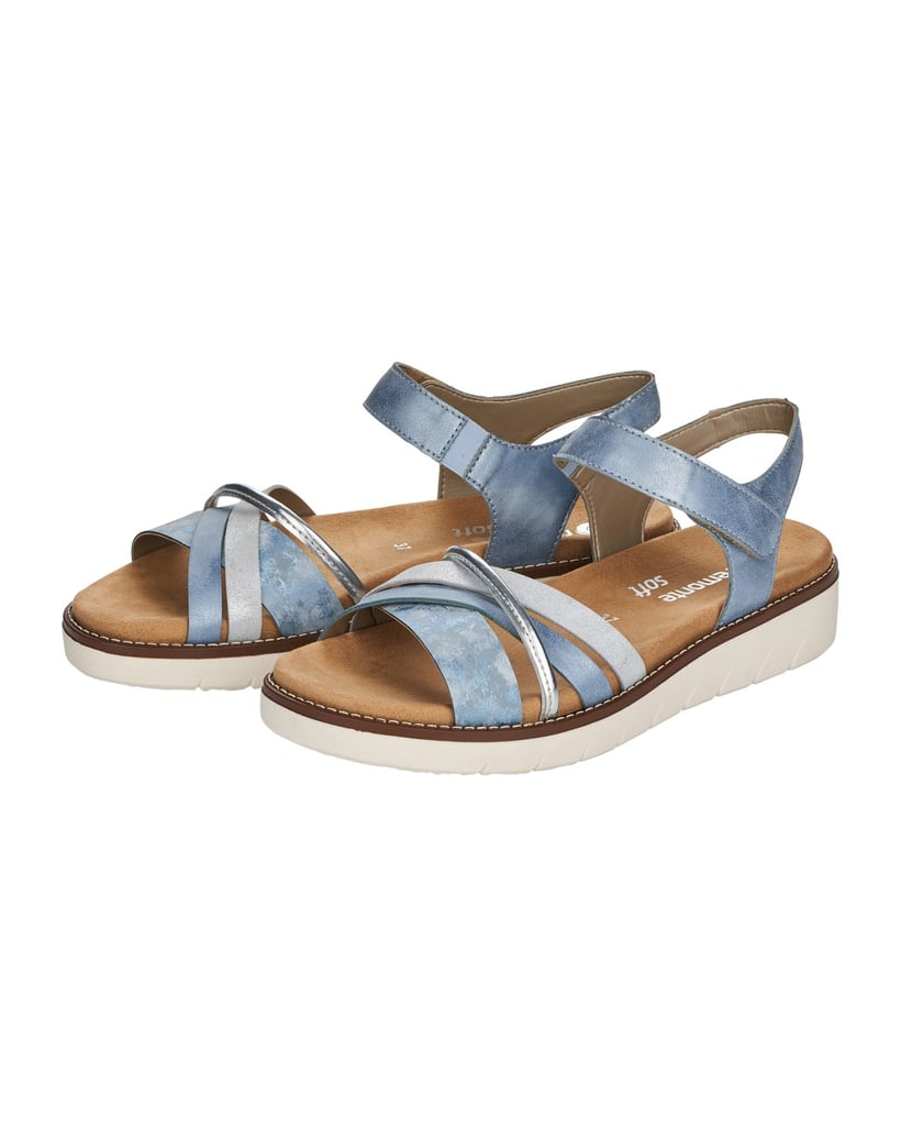 Remonte-Riemchensandalen-D2058-blau