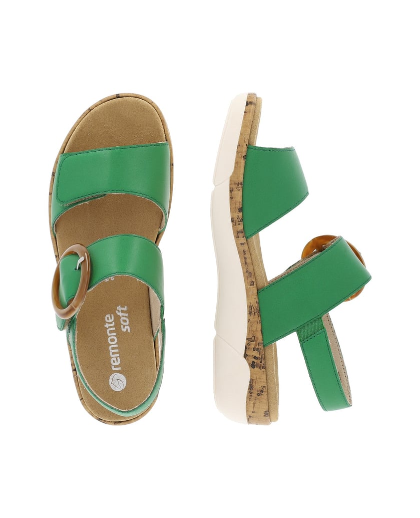 Remonte-Riemchensandalen-R6853-grün