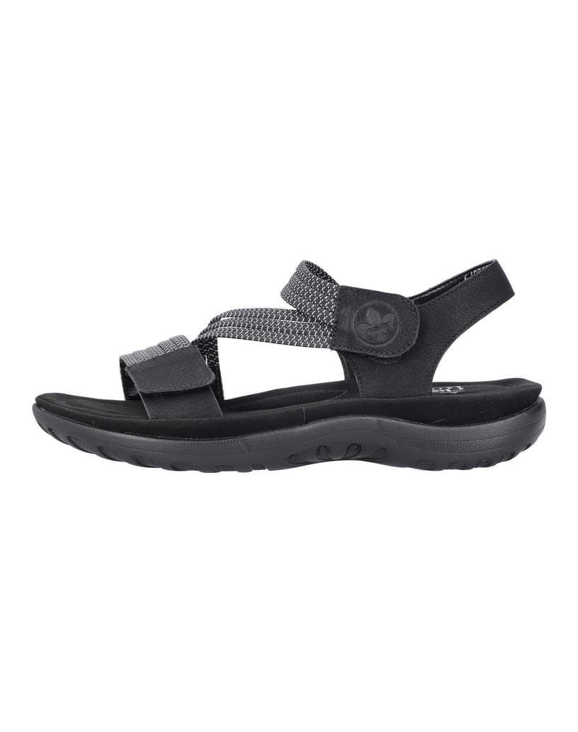 Rieker-Trekkingsandalen-64870-schwarz