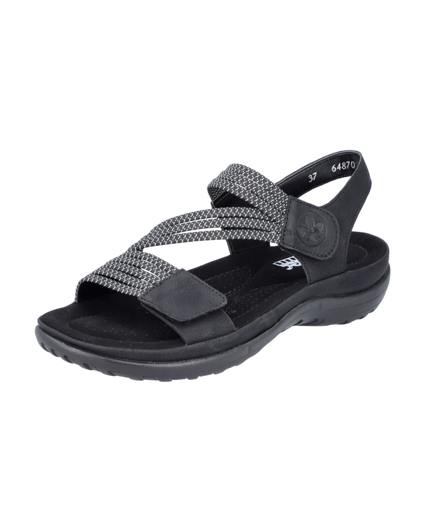 Rieker-Trekkingsandalen-64870-schwarz