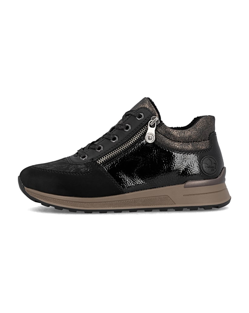 Rieker-Schnürschuhe-N1407-schwarz