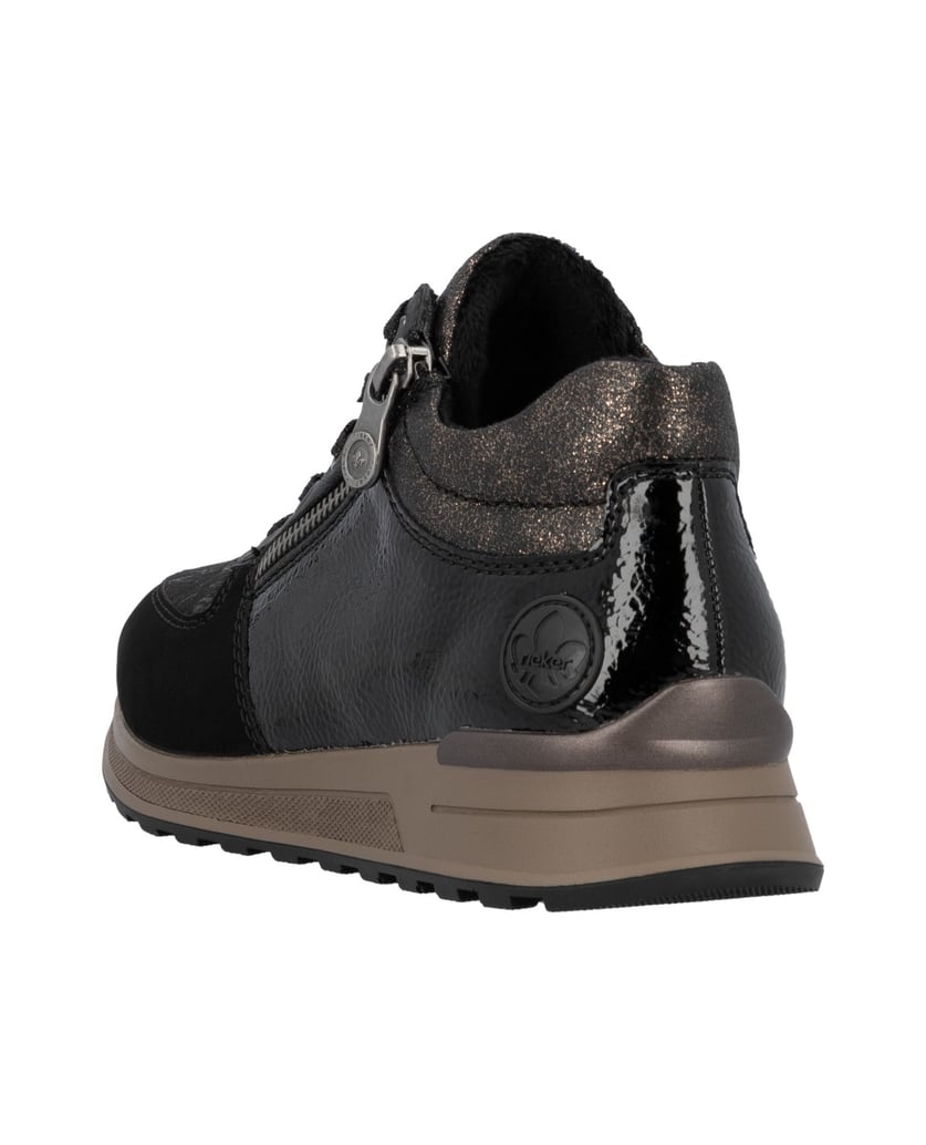 Rieker-Schnürschuhe-N1407-schwarz