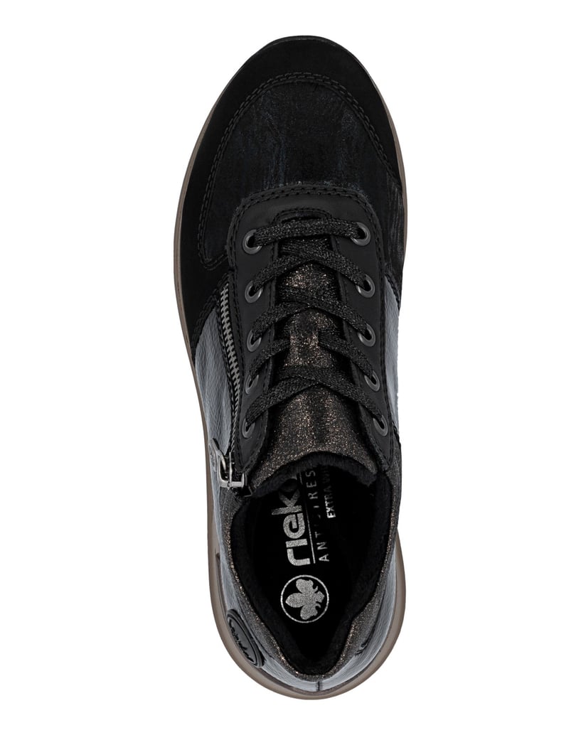 Rieker-Schnürschuhe-N1407-schwarz