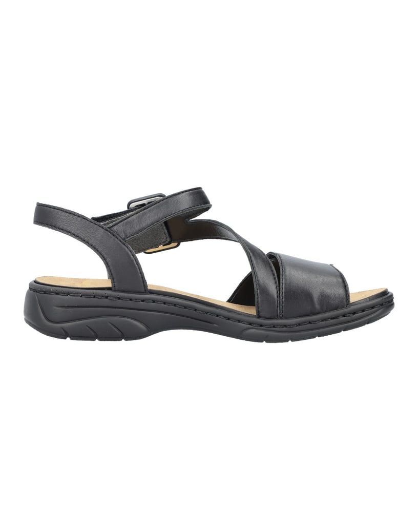 Rieker-Riemchensandalen-64561-schwarz