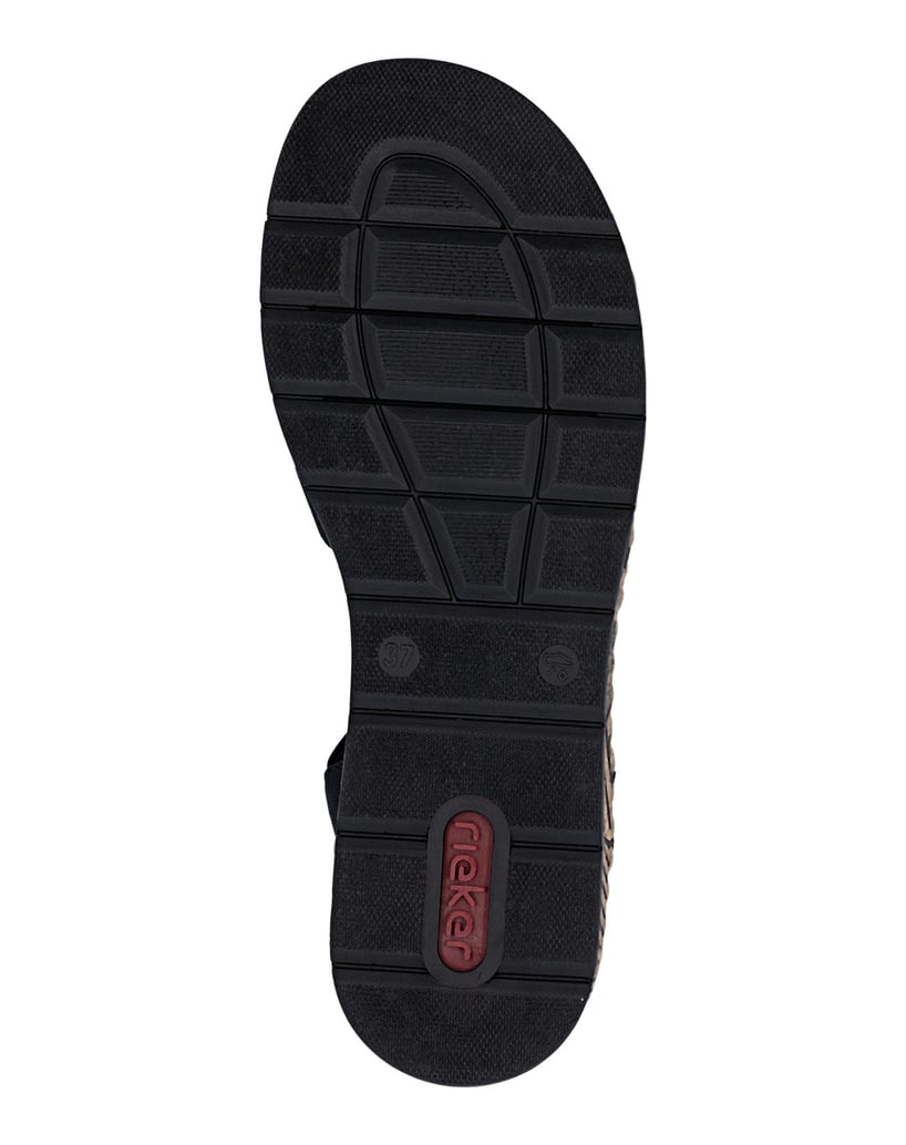 Rieker-Keilsandaletten-V3902-schwarz