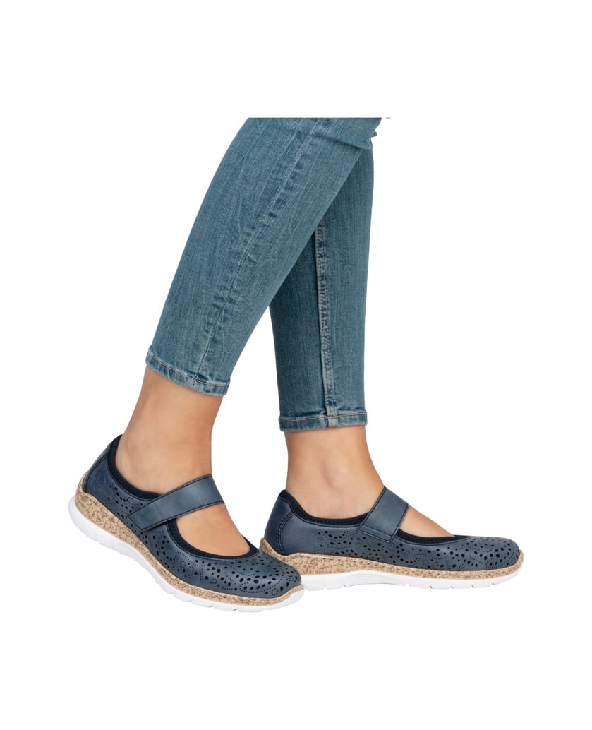 Rieker-Slipper-N4299-blau
