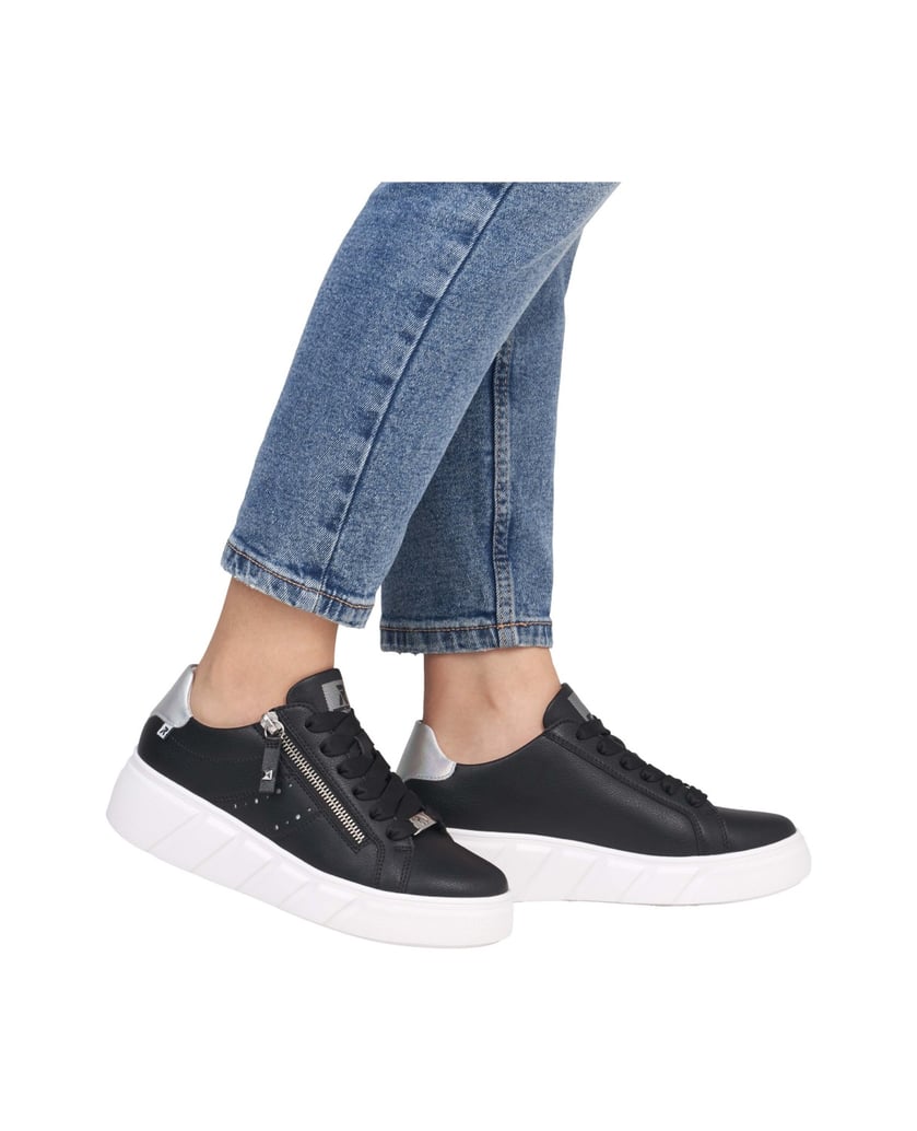 Rieker-Sport-Sneaker-Low-W2605-schwarz