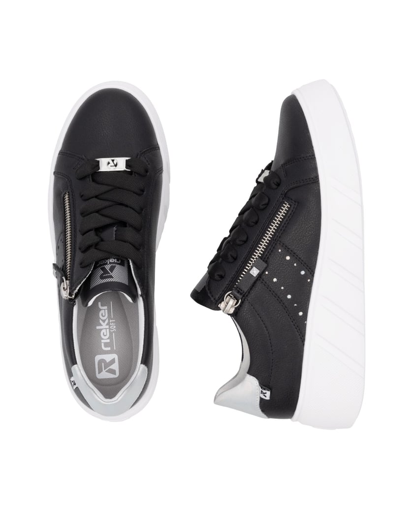 Rieker-Sport-Sneaker-Low-W2605-schwarz