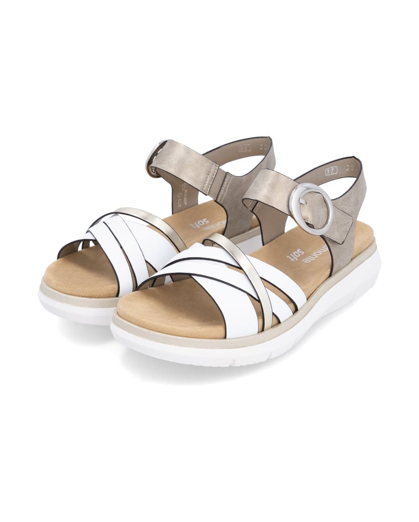 Remonte-Riemchensandalen-D2K55-weiss