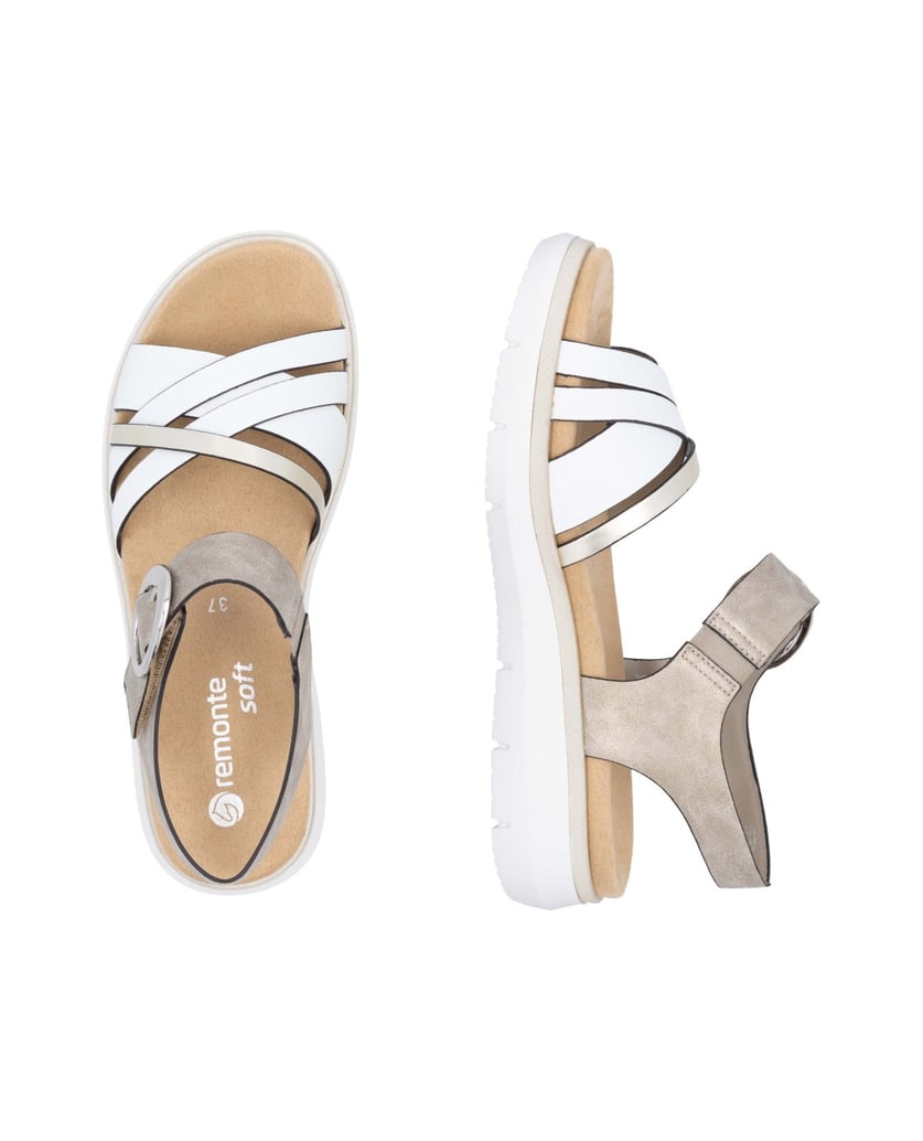 Remonte-Riemchensandalen-D2K55-weiss