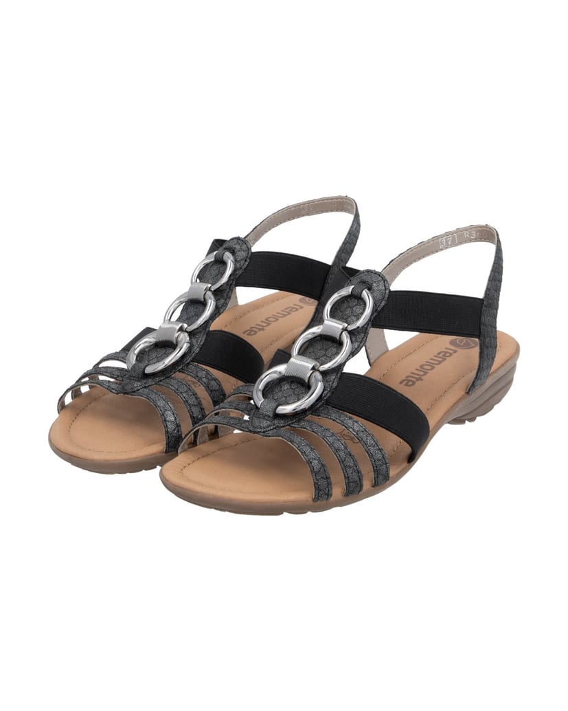 Remonte-Riemchensandalen-R3605-grau