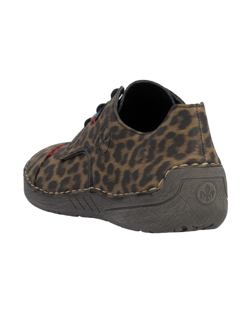 Rieker-Schnürschuhe-52528-Animalprint
