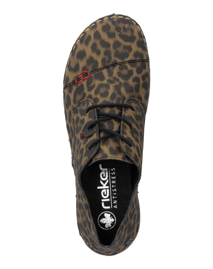 Rieker-Schnürschuhe-52528-Animalprint