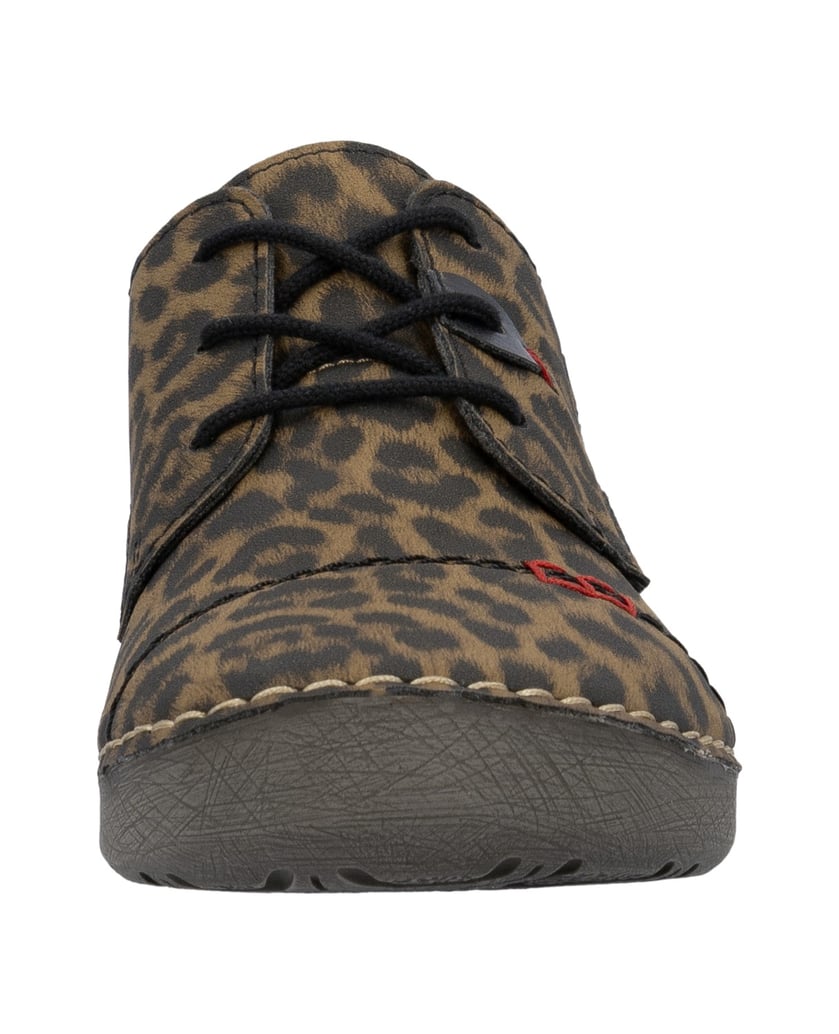 Rieker-Schnürschuhe-52528-Animalprint