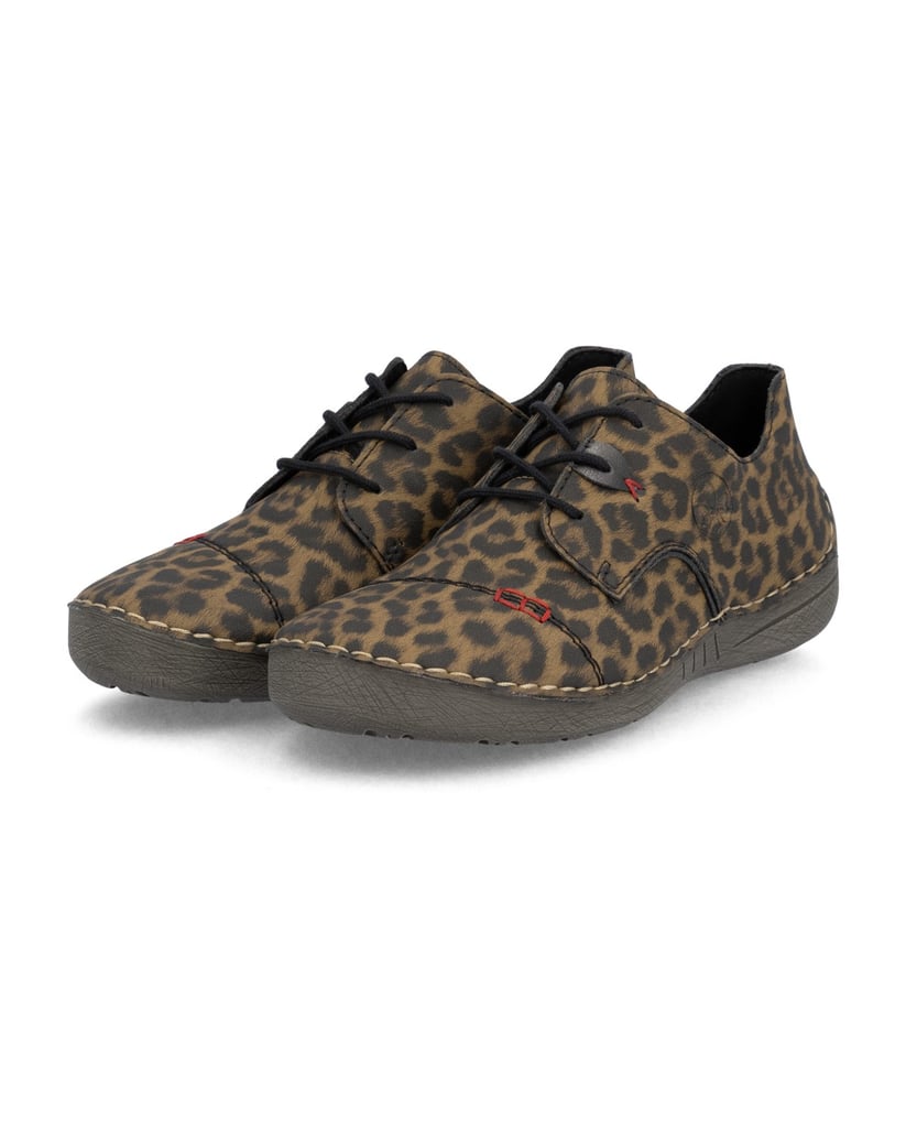 Rieker-Schnürschuhe-52528-Animalprint