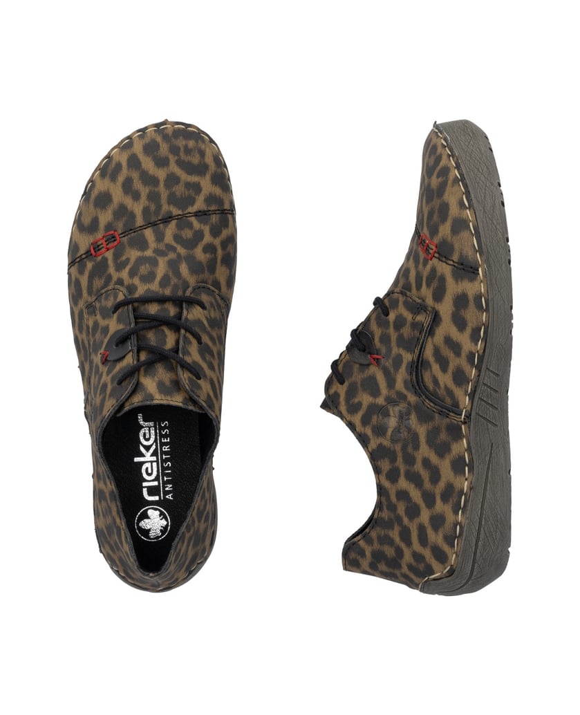 Rieker-Schnürschuhe-52528-Animalprint