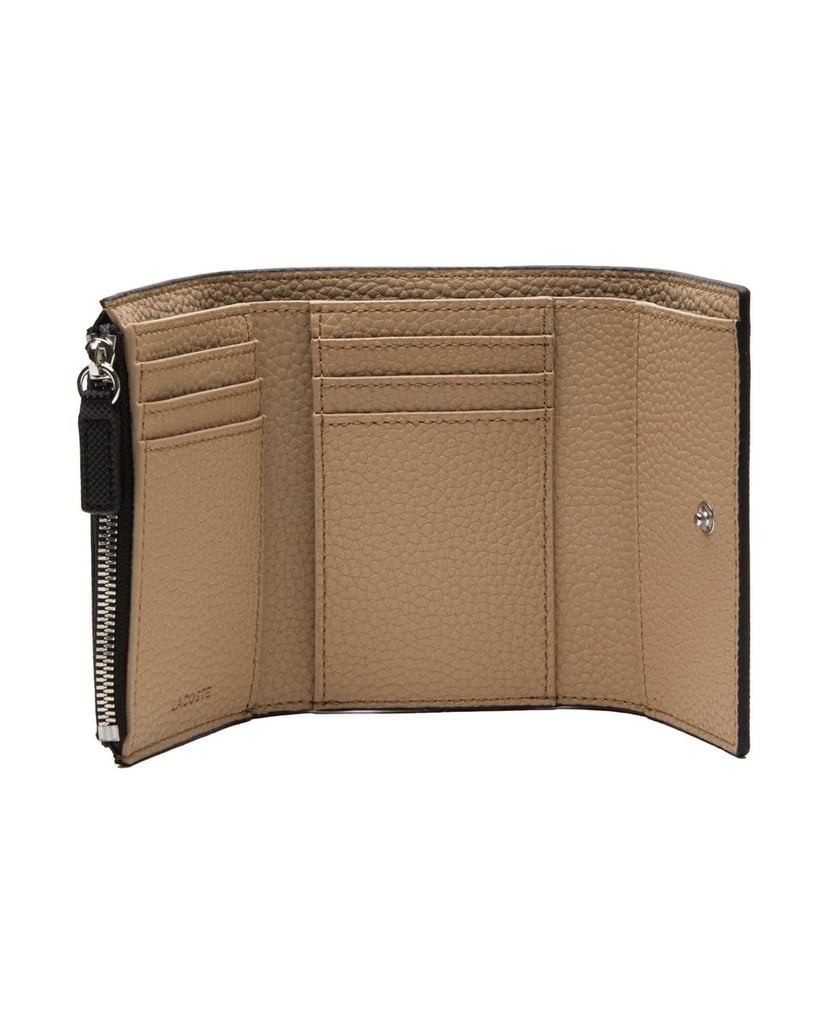 LACOSTE-Damen-Geldbörse-COMPACT-WALLET-schwarz