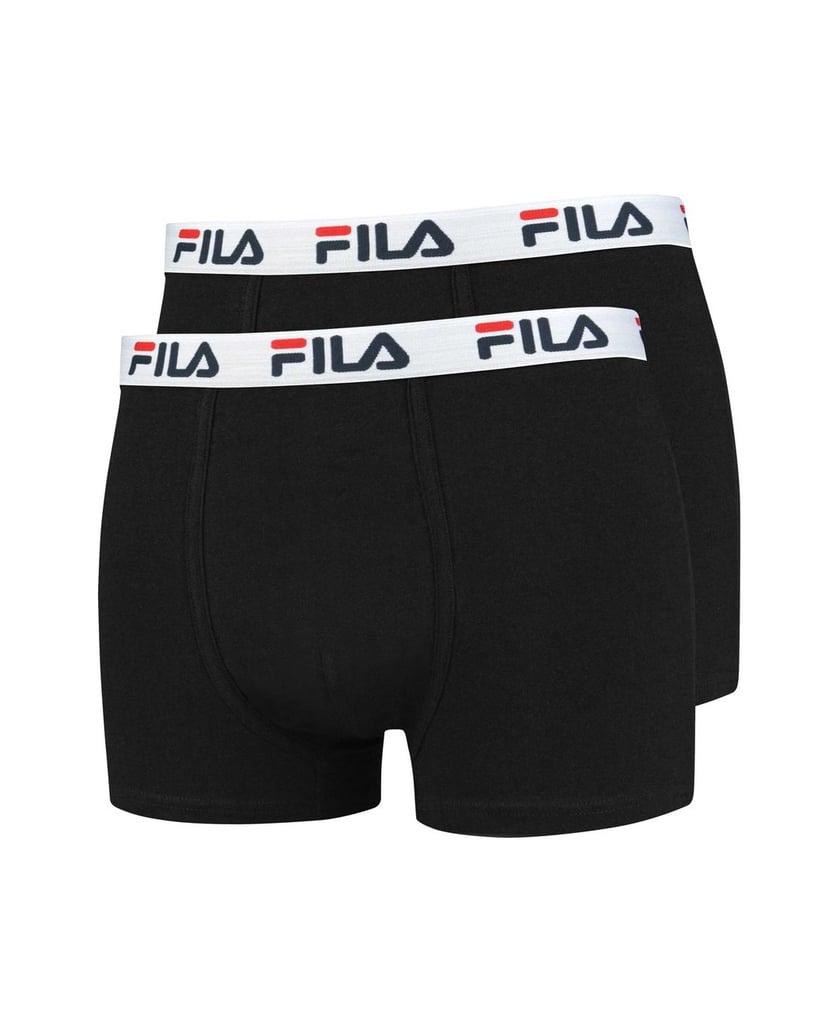 Fila-Herren-Boxershort-2er-Pack-schwarz