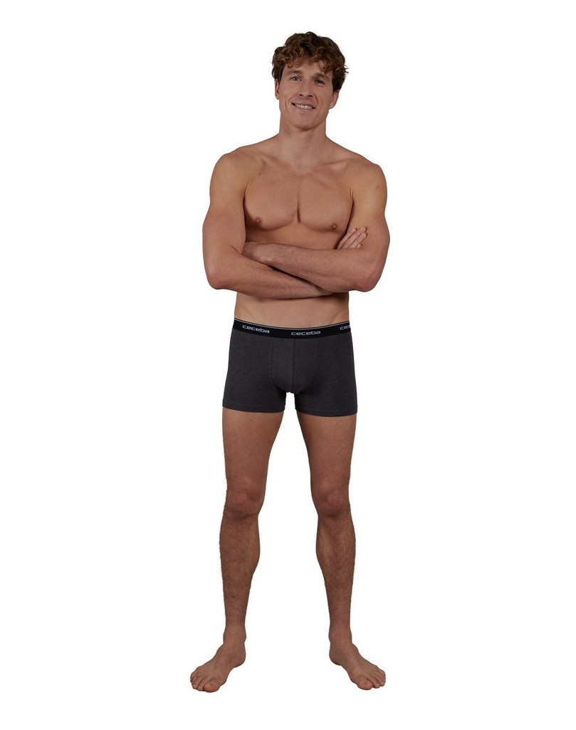 Ceceba-Herren-Boxershort-2er-Pack-Monza-grau-kombiniert