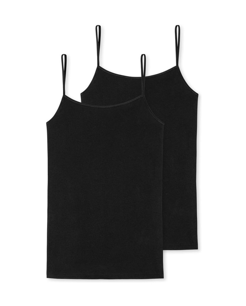 SCHIESSER-Damen-Unterhemd-2er-Pack-schwarz