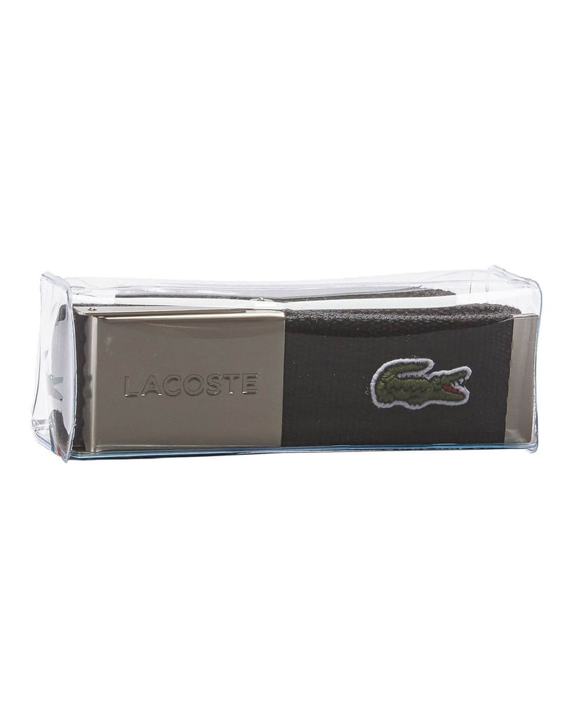 LACOSTE-Herren-Gürtel-schwarz