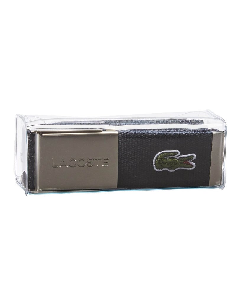 LACOSTE-Herren-Gürtel-schwarz