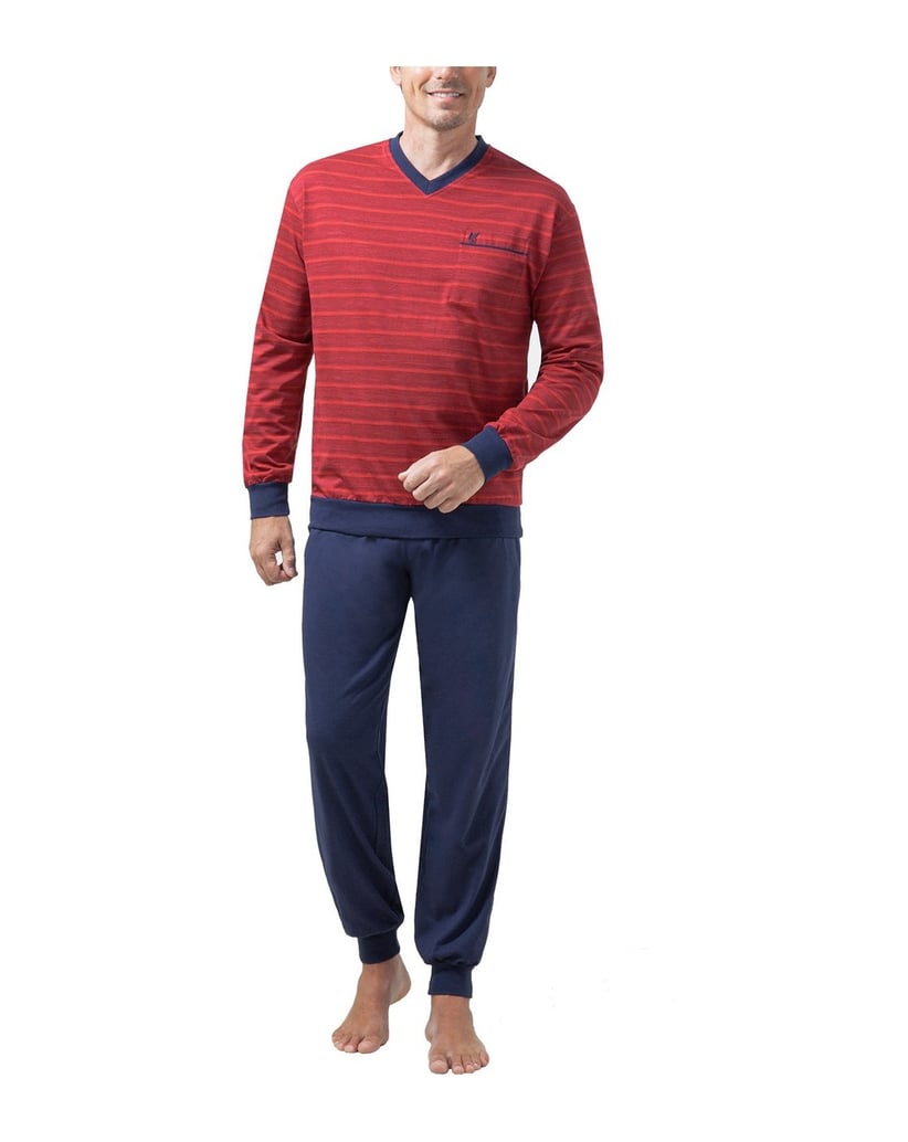 hajo-Herren-Pyjama-rot