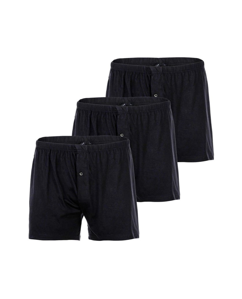 YOURBASICS-Herren-Boxershort-3er-Pack-schwarz