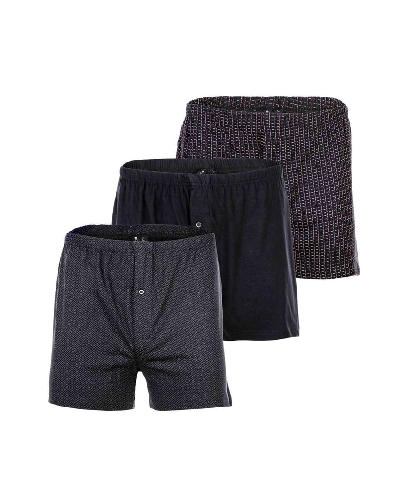 YOURBASICS-Herren-Boxershort-3er-Pack-schwarz