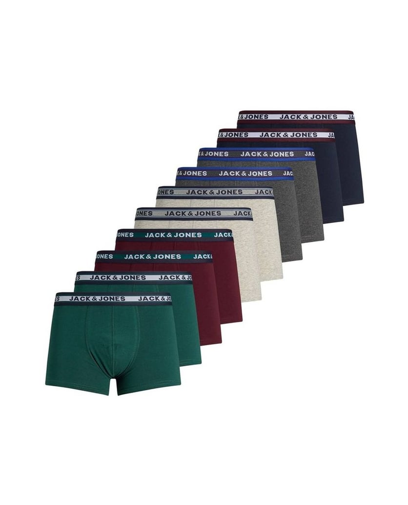 Jack-&-Jones-Herren-Boxershort-10er-Pack-JACSOLID-schwarz
