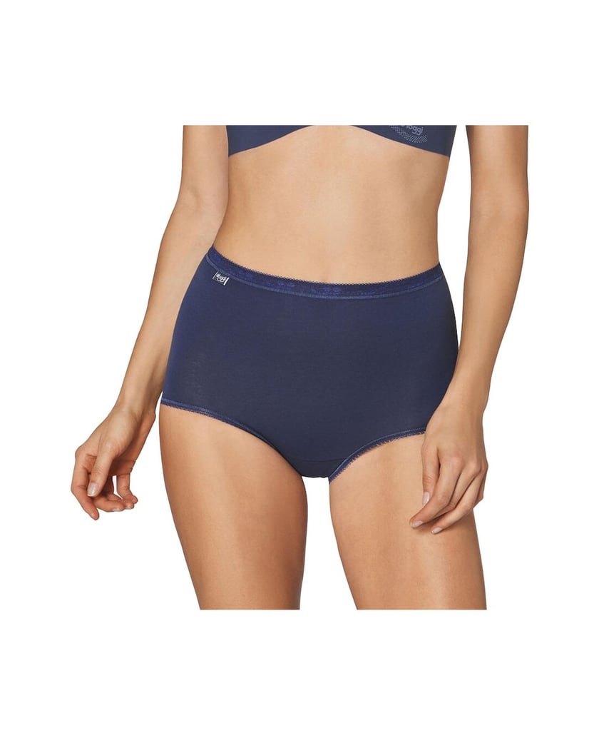 Sloggi-Damen-Slip-4er-Pack-Basic+-Maxi-C4P-blau-