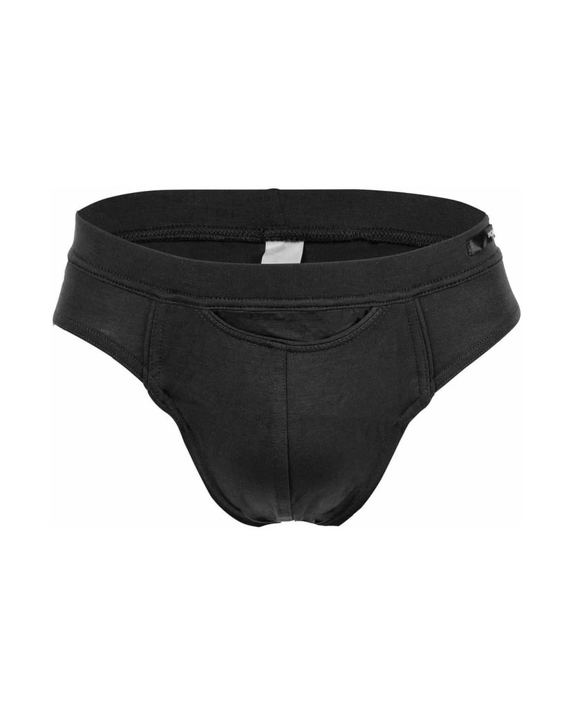 HOM-Herren-Slip-1er-Pack-Tencel-Soft-Comfort-Mini-Brief-schwarz