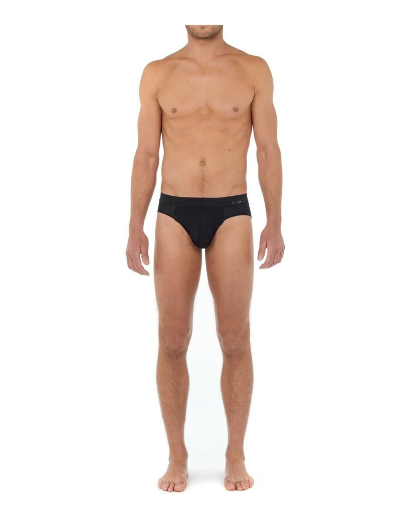 HOM-Herren-Slip-1er-Pack-Tencel-Soft-Comfort-Mini-Brief-schwarz