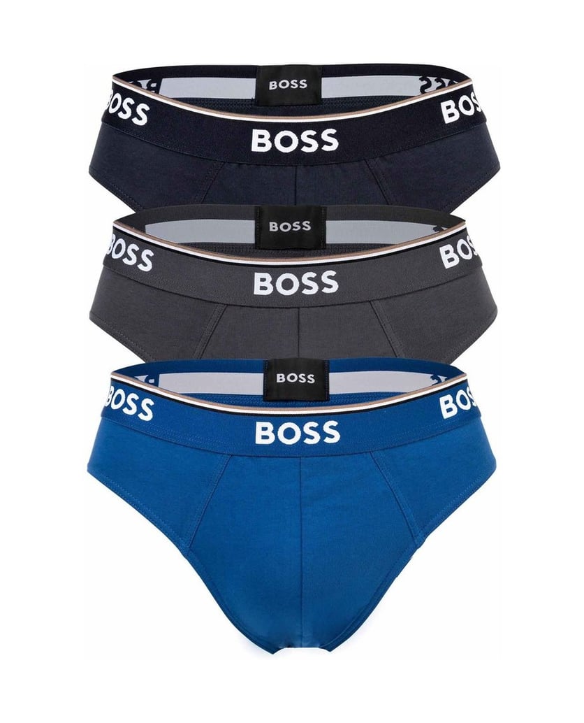 BOSS-Herren-Slip-3er-Pack-Briefs-3P-Power-schwarz