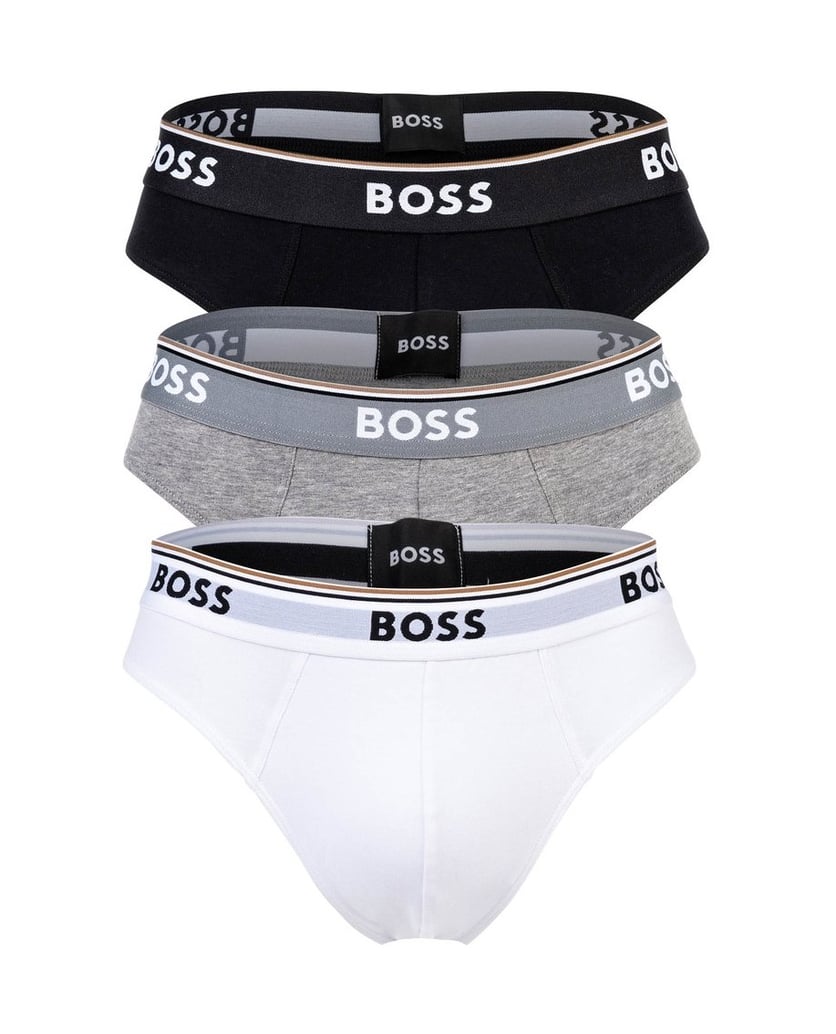 BOSS-Herren-Slip-3er-Pack-Briefs-3P-Power-schwarz