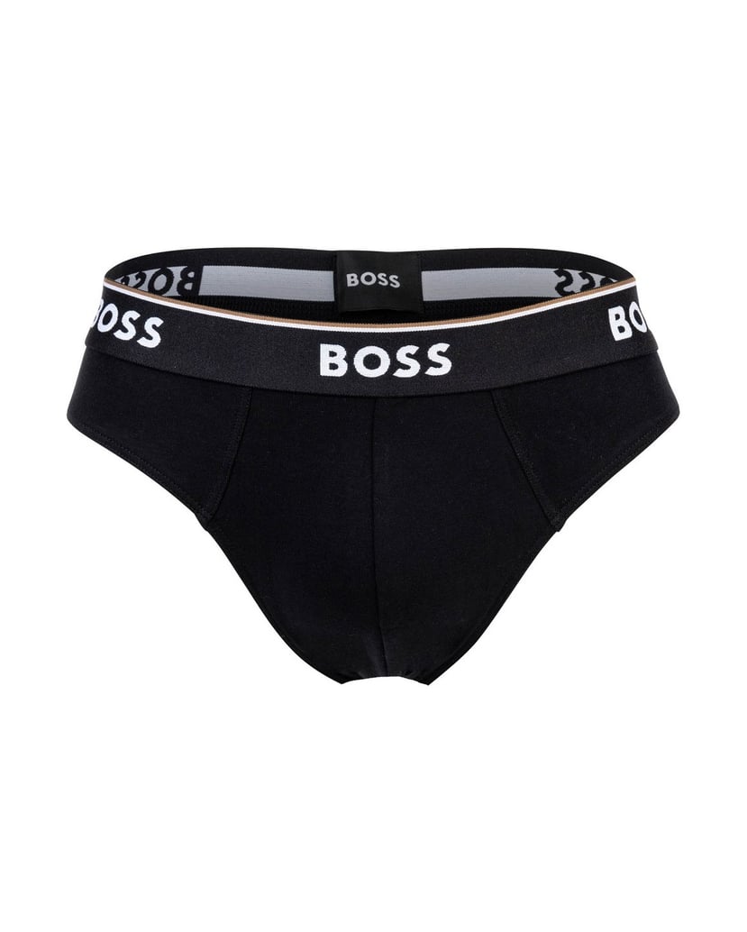 BOSS-Herren-Slip-3er-Pack-Briefs-3P-Power-schwarz