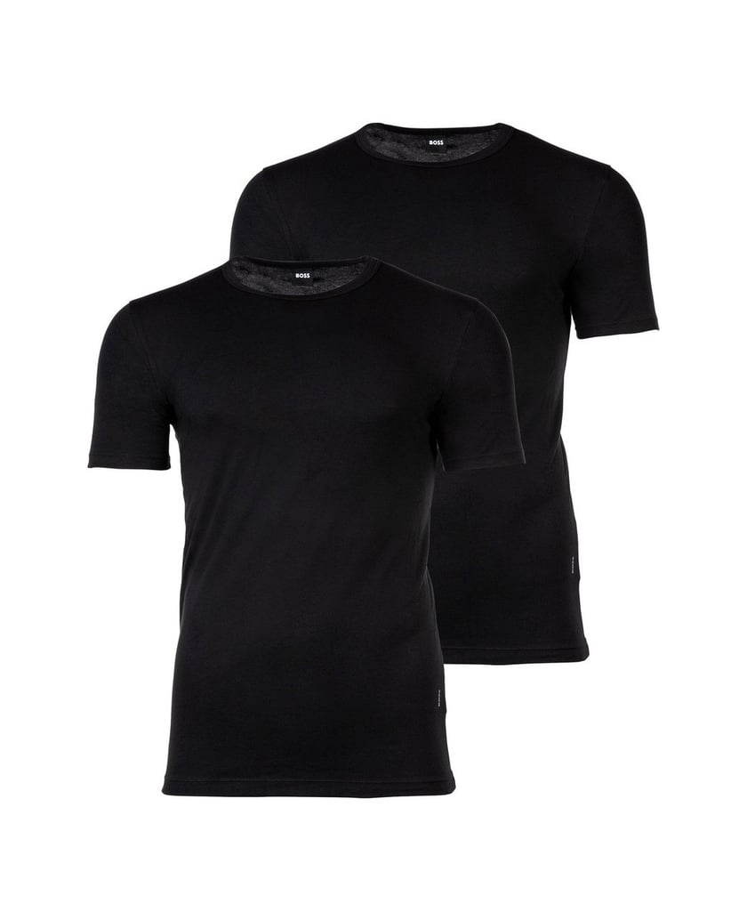 BOSS-Herren-Unterhemd-2er-Pack-TShirtRN-2P-Modern-schwarz