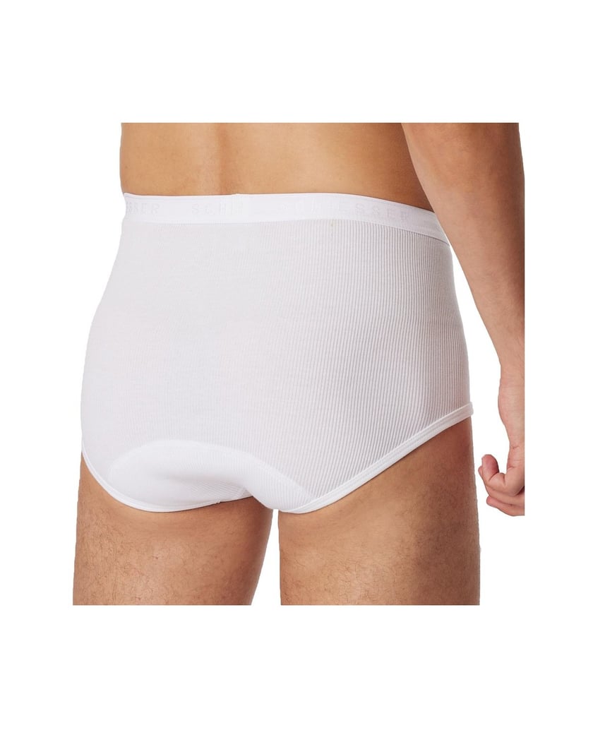 SCHIESSER-Herren-Slip-1er-Pack-weiss