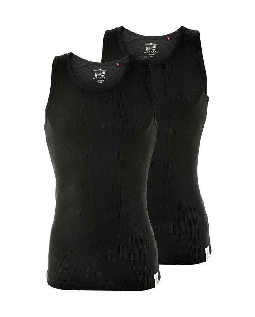 Mustang-Herren-Unterhemd-2er-Pack-Tank-Top-True-Denim-2P-schwarz