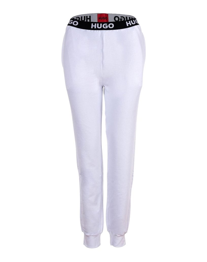HUGO-Damen-Jogginghose-Sporty-Logo-Pants-weiss