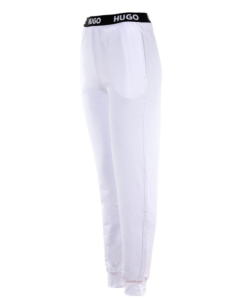 HUGO-Damen-Jogginghose-Sporty-Logo-Pants-weiss