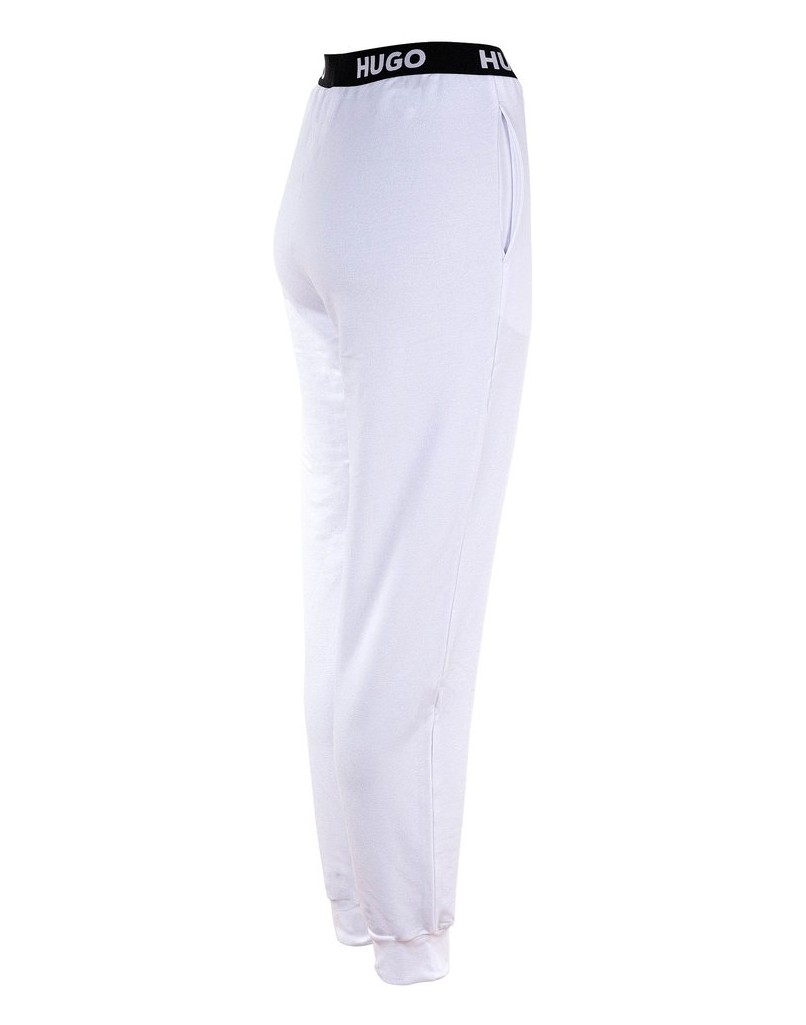 HUGO-Damen-Jogginghose-Sporty-Logo-Pants-weiss