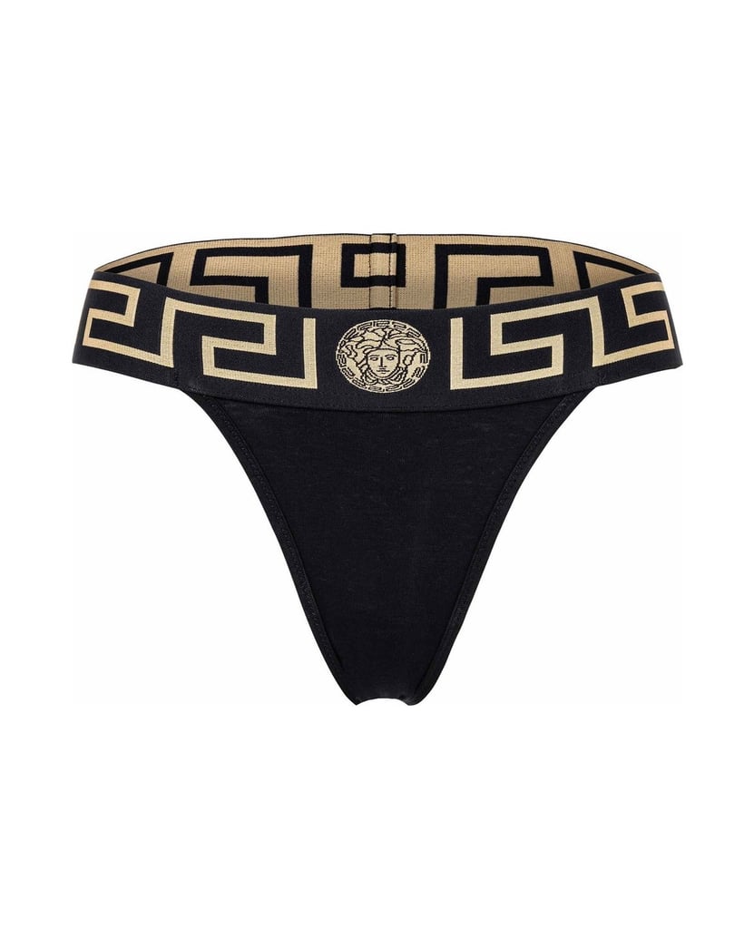 VERSACE-Damen-String-1er-Pack-schwarz