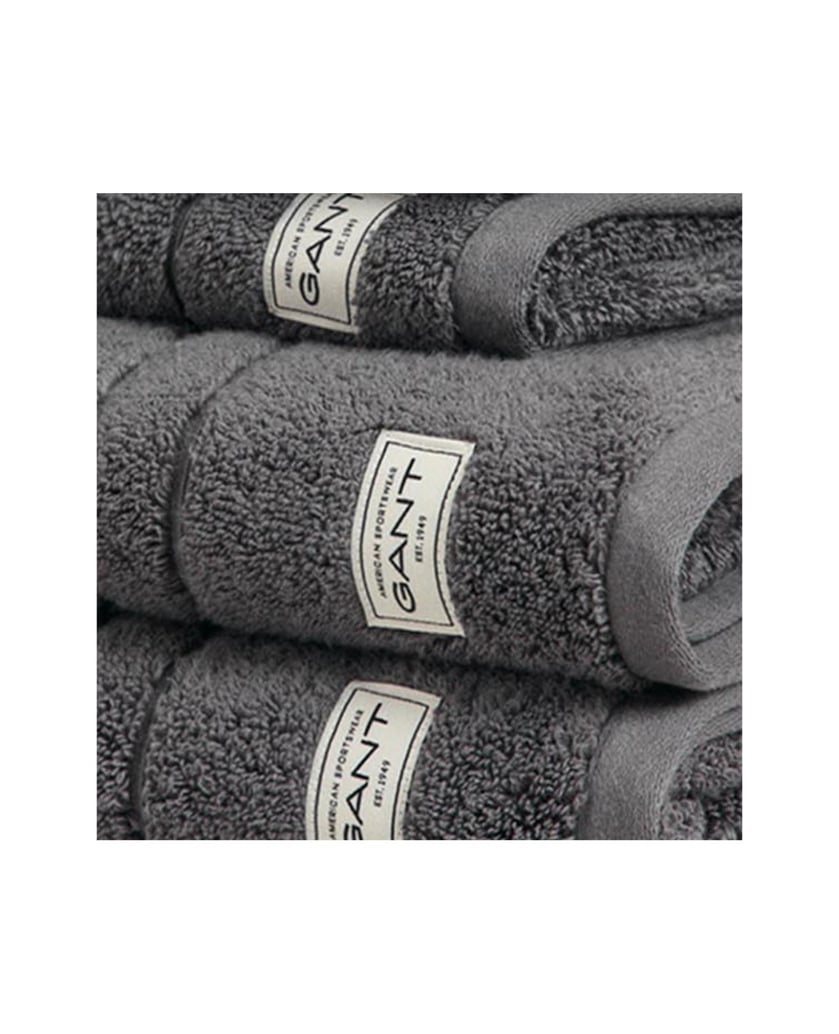 GANT-Unisex-Handtuch-4er-Pack-Premium-Towel-dunkelgrau