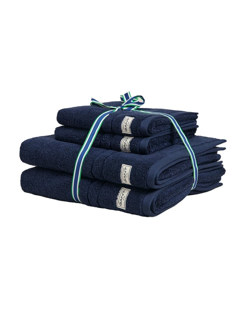GANT-Unisex-Handtuch-4er-Pack-Premium-Towel-dunkelgrau