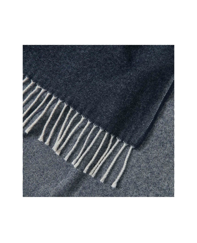 GANT-Unisex-Wohndecken-1er-Pack-LOGO-THROW-grau