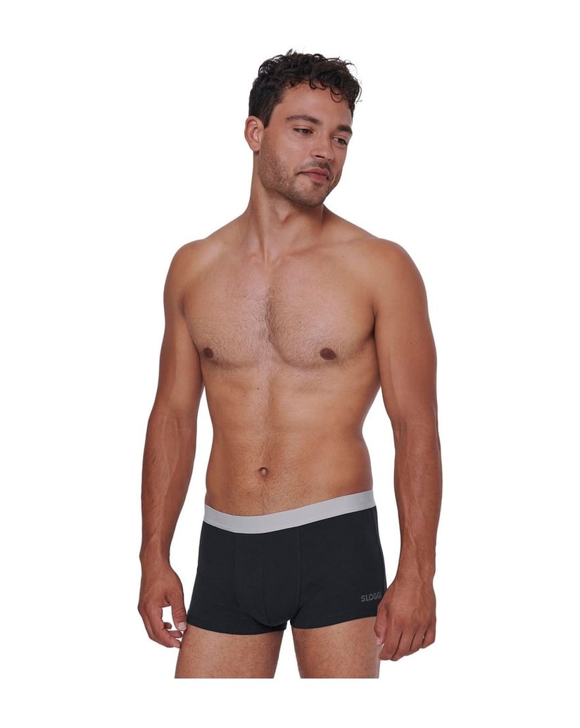 Sloggi-Herren-Boxershort-6er-Pack-schwarz