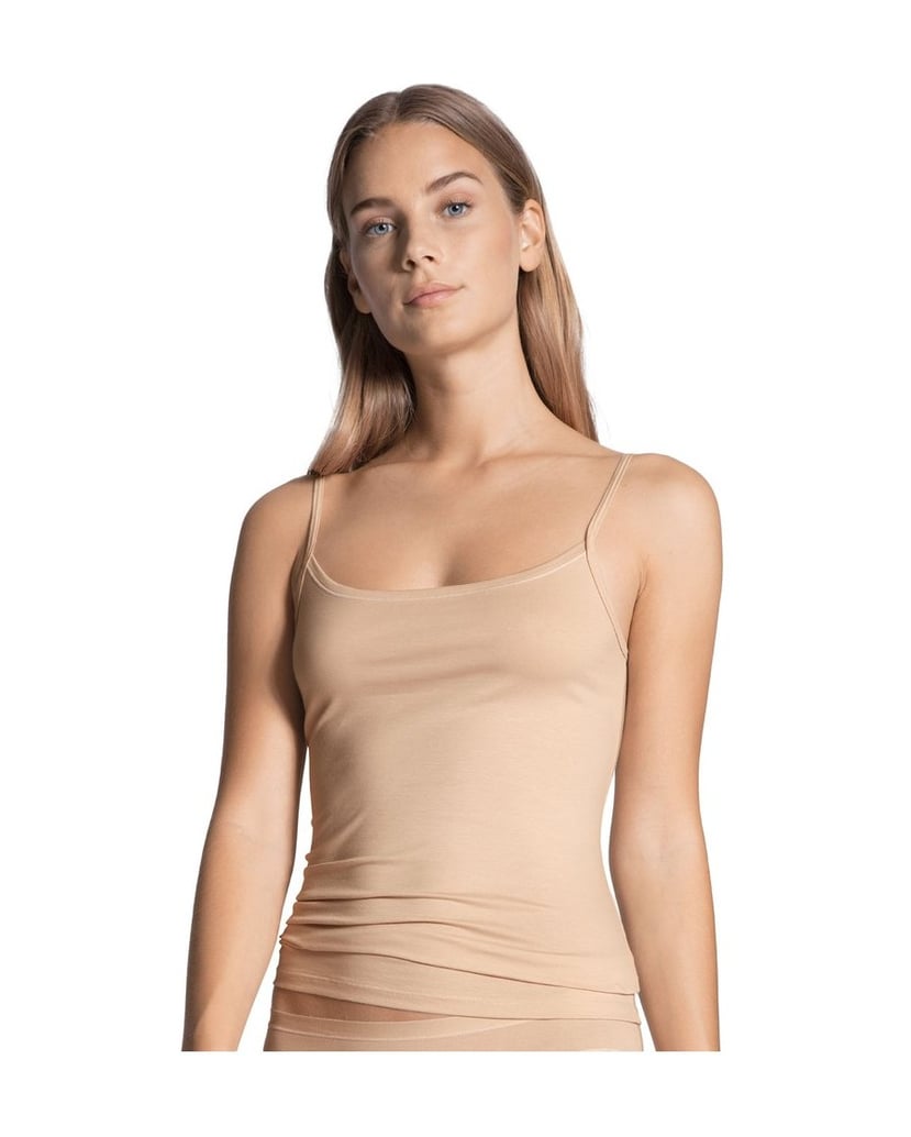 Calida-Damen-Unterhemd-1er-Pack-Natural-Comfort-Spaghetti-Top-schwarz