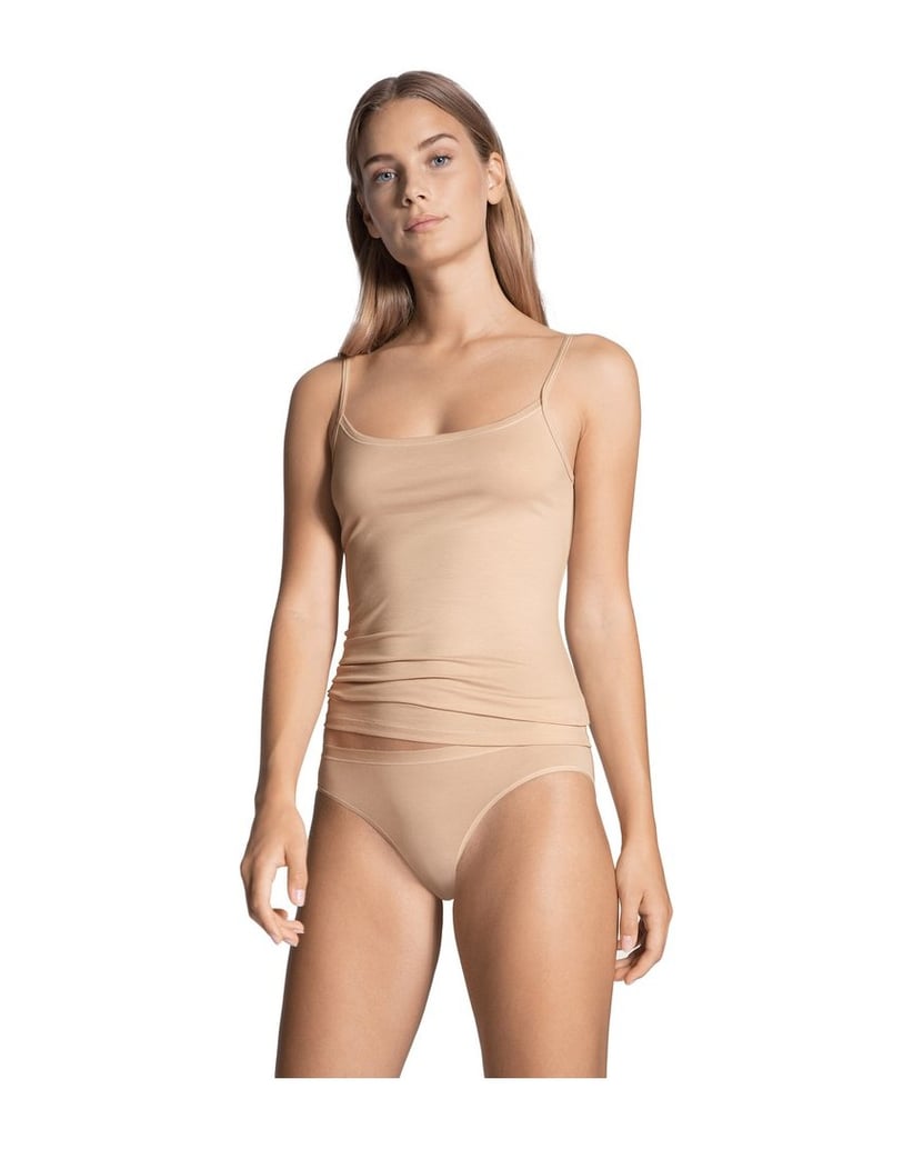 Calida-Damen-Unterhemd-1er-Pack-Natural-Comfort-Spaghetti-Top-schwarz